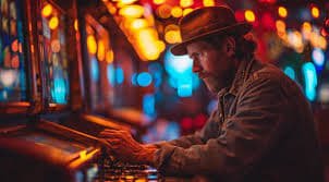 Blackjack dealer cards visible on live feed